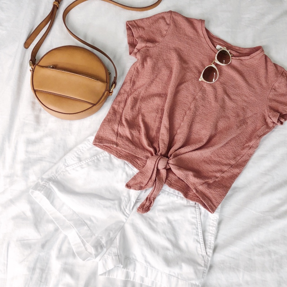 Tie Front Tee